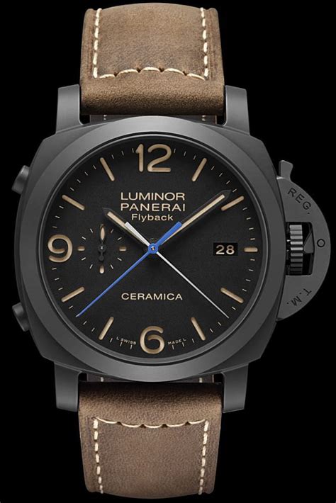 panerai luminor 1950 flyback ceramica replica|luminor panerai daylight price.